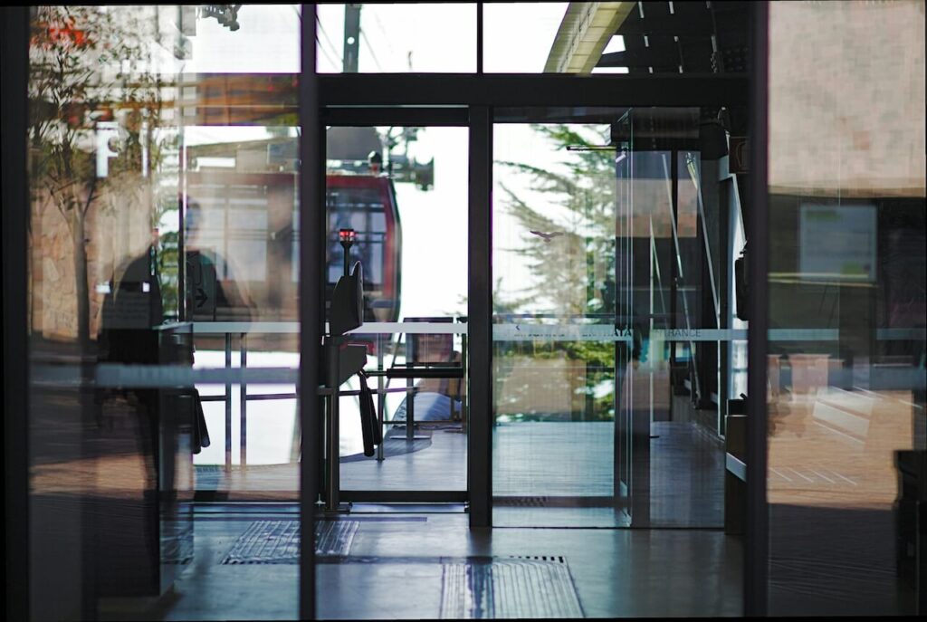 Door glass
