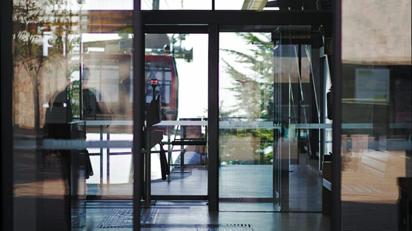Door glass